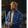 The Chase For Carrera Ryan Gosling Blue Leather Jacket