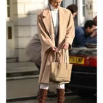 The Crown S05 Princess Diana Beige Coat