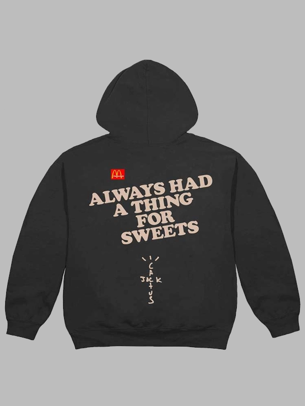 Travis Scott Mcdonalds Apple Pie Black Hoodie