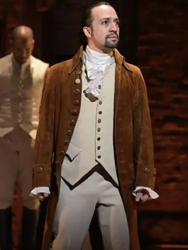 Hamilton Lin-Manuel Miranda Brown Coat