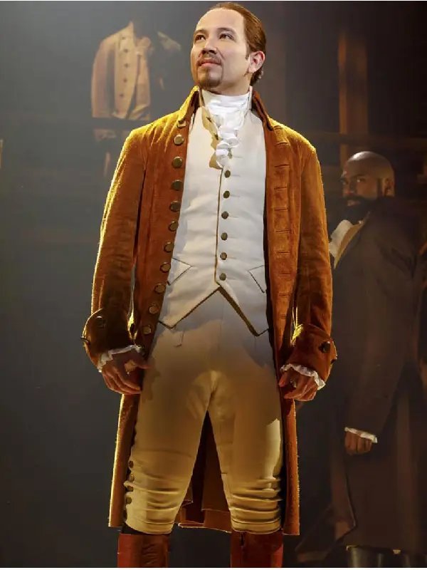 Hamilton Lin-Manuel Miranda Brown Coat