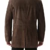 Mens Chocolate Brown Suede Blazer