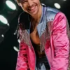 Harry Styles Pink Fringe Jacket