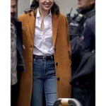 Heart of Stone Gal Gadot Brown Coat