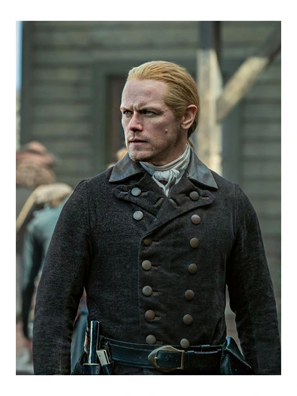 Jamie Fraser Outlander S07 Black Coat