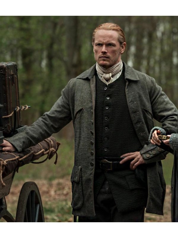 Jamie Fraser Outlander S07 Grey Coat