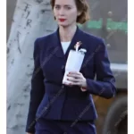 Emily Blunt Kitty Oppenheimer Blue Coat