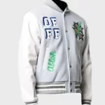 Lil Durk Off White Bomber Jacket