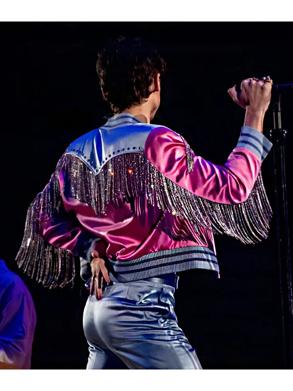 Harry Styles Love On Tour 2023 Blue Jacket