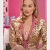 Margot Robbie Barbie Sequin Blazer