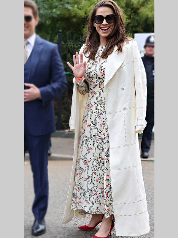 Mission Impossible 7 Hayley Atwell White Long Coat