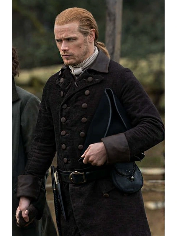 Outlander S07 Jamie Fraser Black Coat