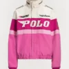 Pink Polo Racer Jacket