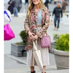 And Just Like That S02 Carrie Bradshaw Floral Coat