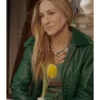 And Just Like That S02 Carrie Bradshaw Green Bomber Jacket