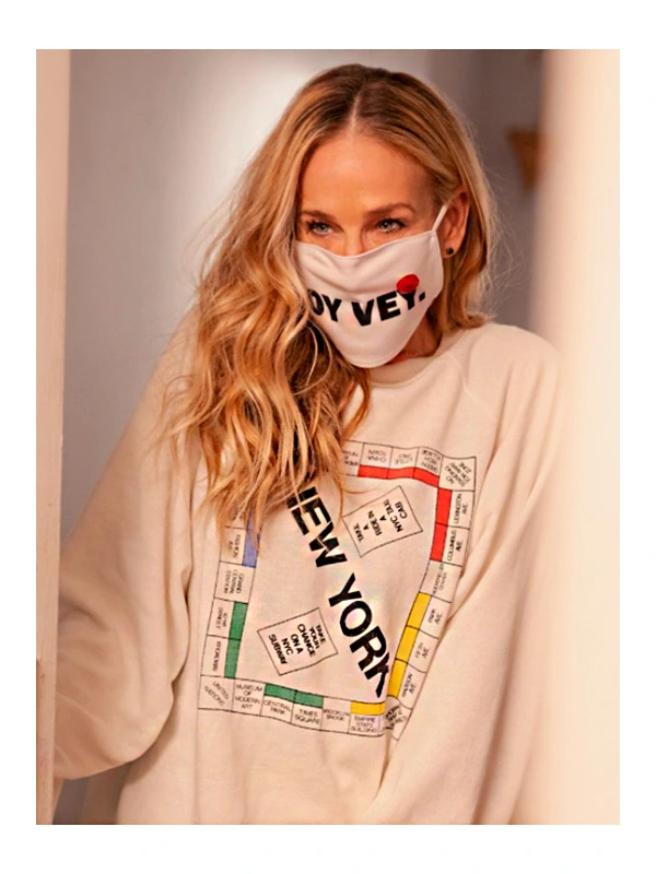 And Just Like That S02 Carrie Bradshaw New York Monopoly Sweatshirt