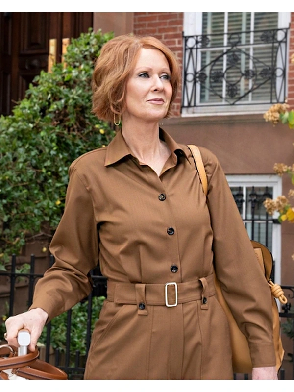 And Just Like That S02 Cynthia Nixon Brown Jumpsuit