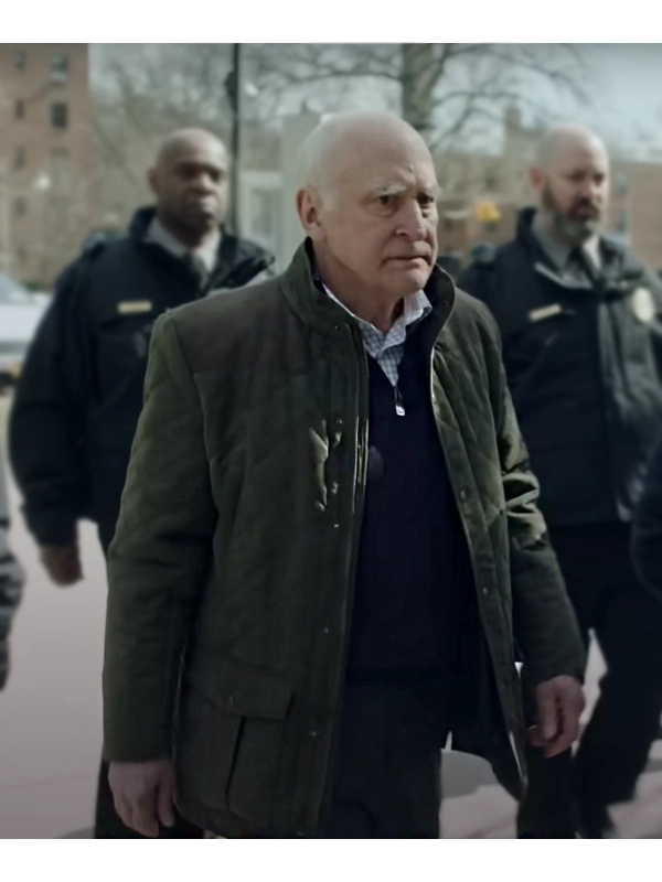 Billions S07 Jeffrey DeMunn Green Quilted Jacket