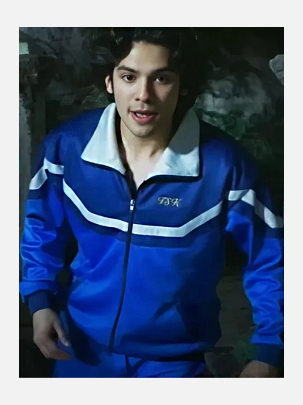 Blue Beetle Xolo Maridueña Blue Track Jacket