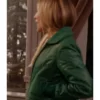 Carrie Bradshaw Green Bomber Jacket