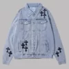 Chrome Hearts Blue Denim Jacket