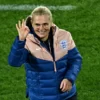 England Lionesses Pink and Blue Puffer Jacket