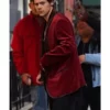 Harry Styles Red Smoking Jacket