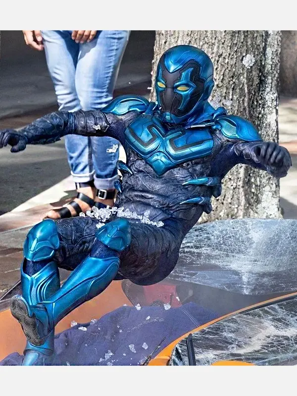 Xolo Maridueña Blue Beetle Jacket | Jaime Reyes Costume