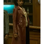 The Continental From the World of John Wick Jessica Allain Leather Coat