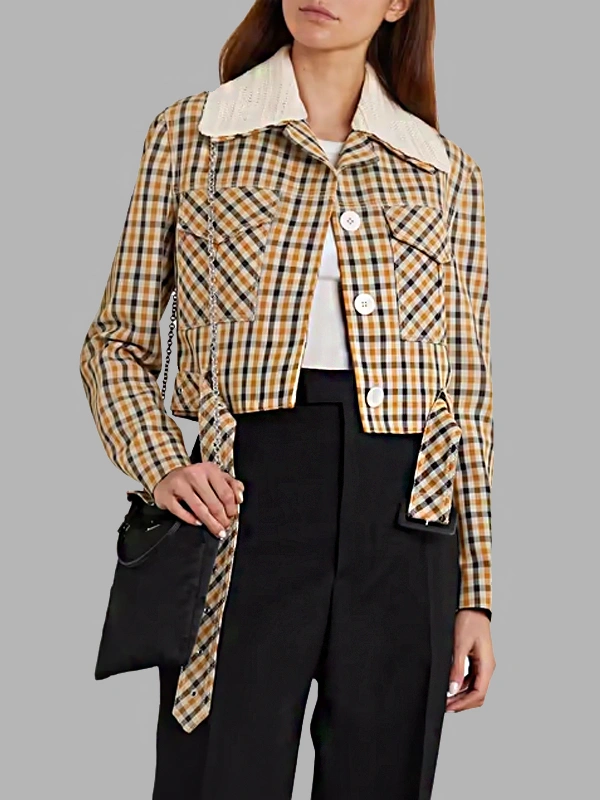 Mabel Mora Checkered Jacket