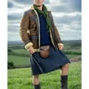 Men in Kilts S02 Sam Heughan Shearling Jacket