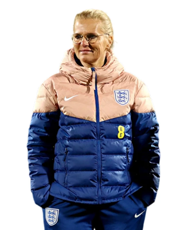 England Lionesses Puffer Jacket Blue