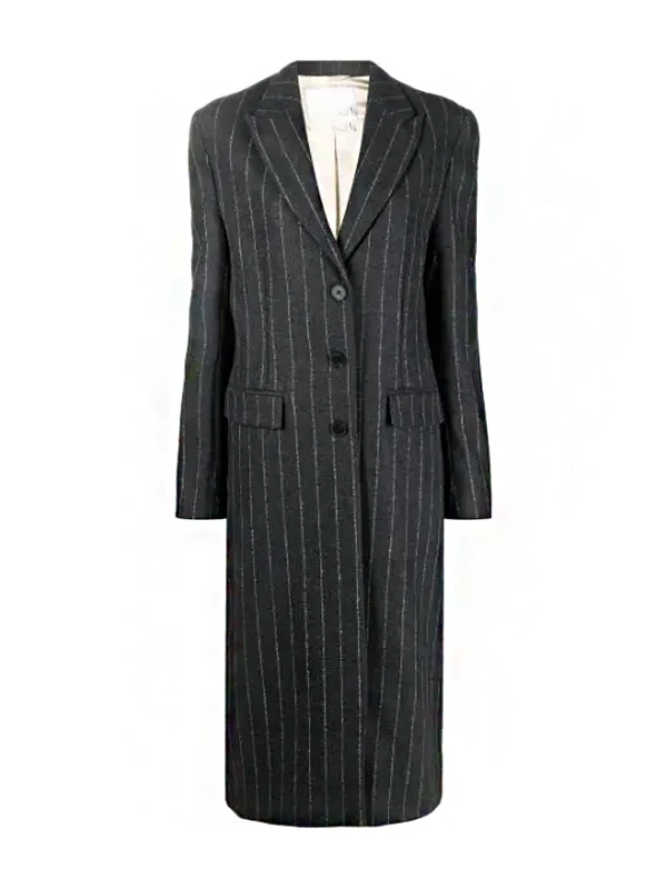 Only Murders In The Building S03 Mabel Mora Pinstripe Coat