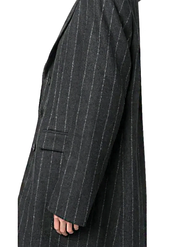 Only Murders In The Building S03 Mabel Pinstripe Coat