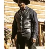 Outlaw Johnny Black Leather Vest