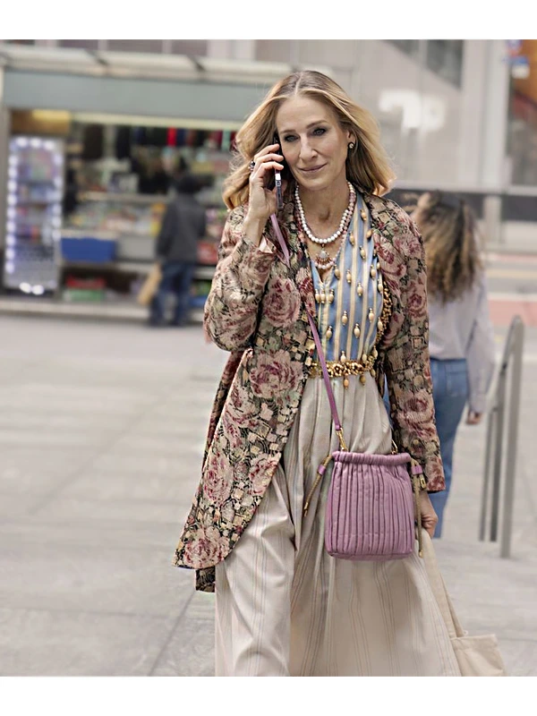 Sarah Jessica Parker Floral Coat