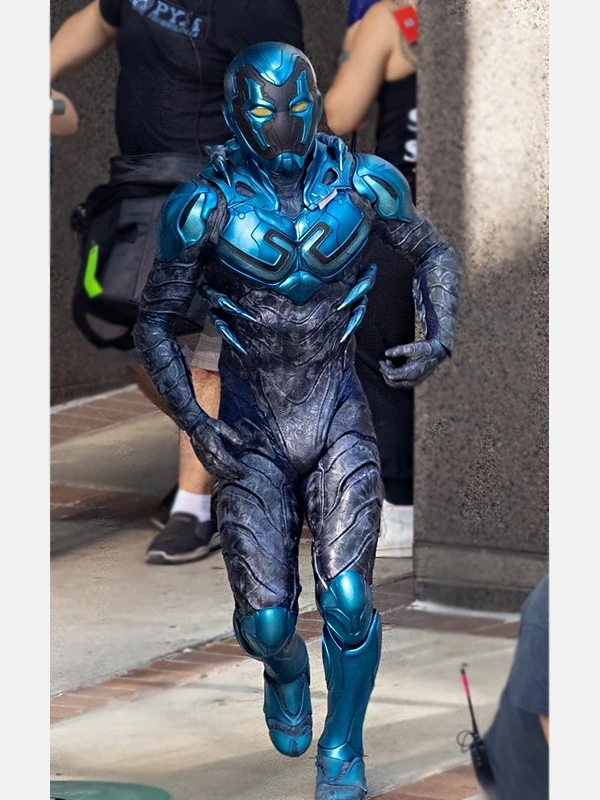 Xolo Maridueña Blue Beetle Jacket | Jaime Reyes Costume