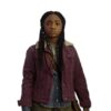 ANNABETH CHASE PURPLE JACKET