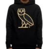 Drake Owl Black Hoodie