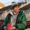 Dumb Money 2023 Pete Davidson Green Jacket