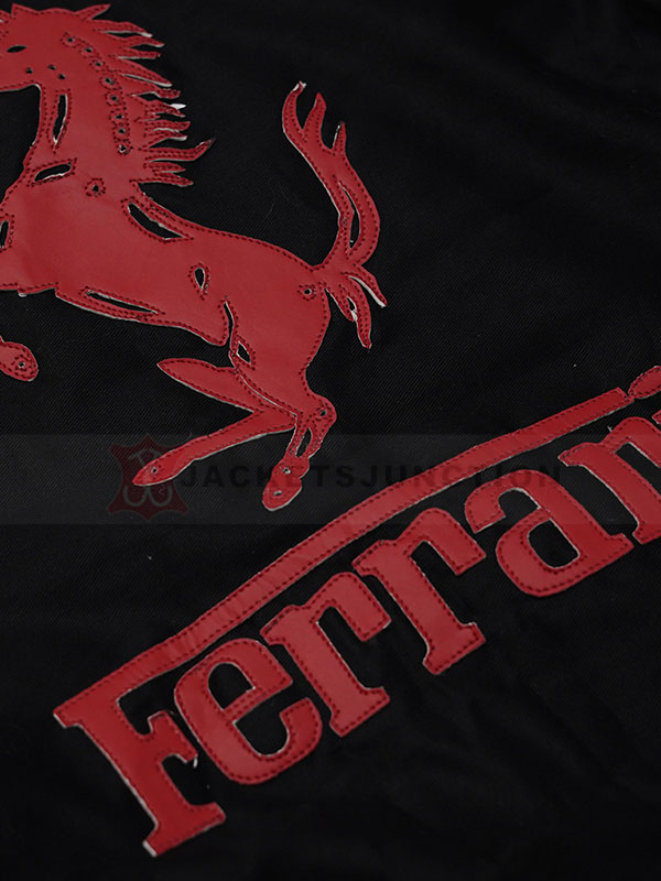 FERRARI VINTAGE BLACK F1 JACKET