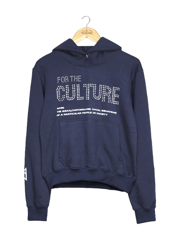 FOR THE CULTURE BLUE HOODIE