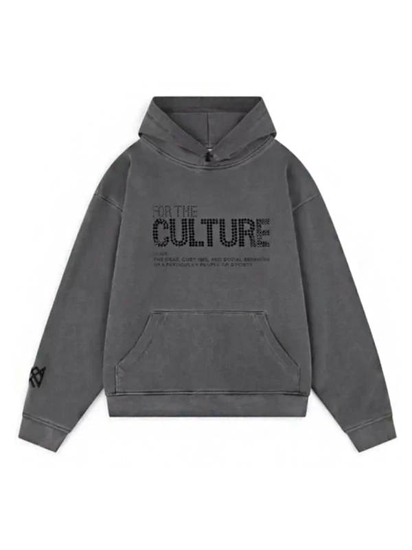 For The Culture Crystal Grey Hoodie