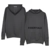 GREY ESSENTIALS HOODIE