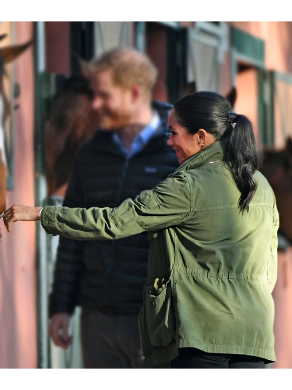 Meghan Markle Green Jacket