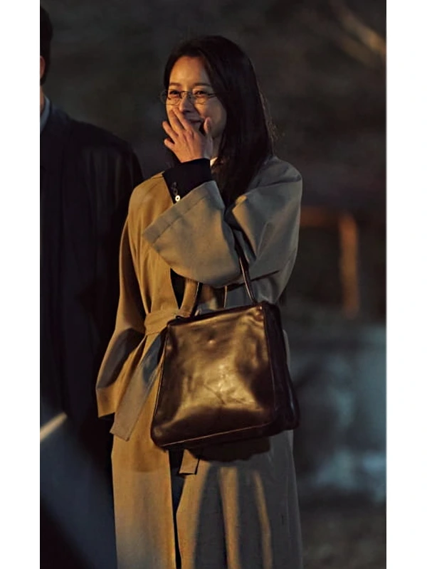 Moving 2023 Han Hyo-Jo Beige Trench Coat