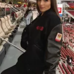 Olivia Culpo San Francisco 49ers Jacket - Jackets Junction