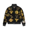 Ovo Nba Jeff Hamilton Black and Golden Jacket