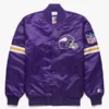 Purple Bomber Vikings Starter Jacket