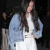 Selena Gomez Oversized Jean Jacket